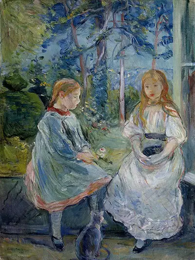 Young Girls at the Window Berthe Morisot